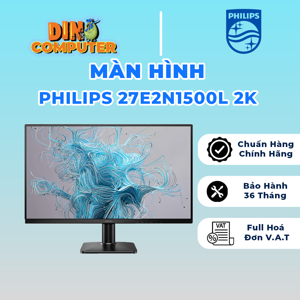 Màn hình Philips 27E2N1500L/71 27 inch (QHD 2k, IPS, 75Hz, 1ms) chính hãng giá tốt