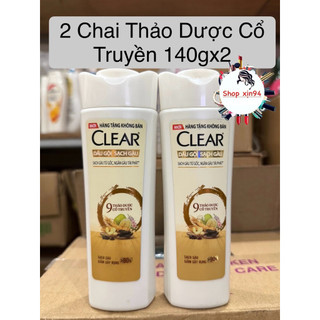 [HKM] Combo 2 Chai Dầu gội C LE AR Men,Thảo dược,Gừng và hoa cúc 140g/Chai