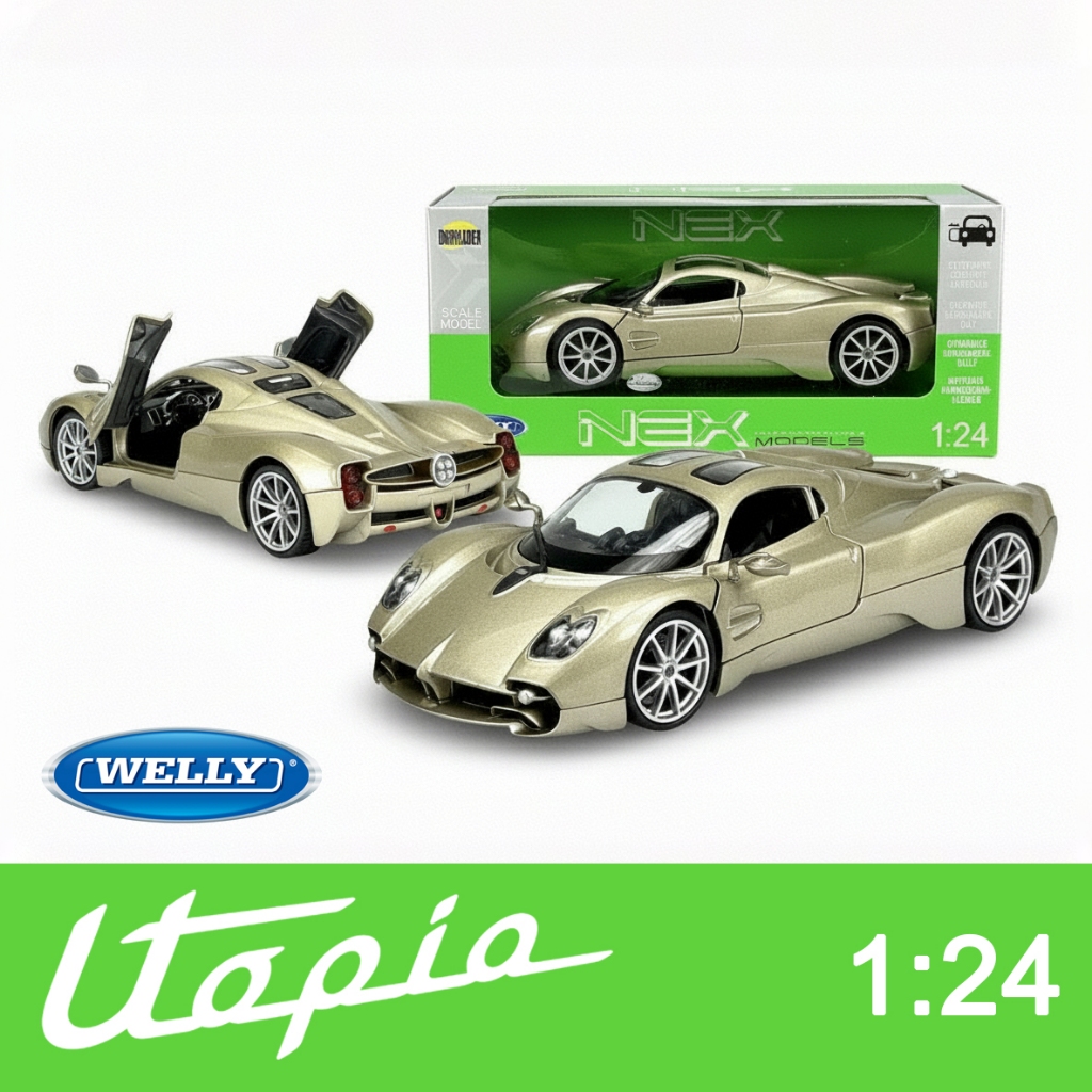 Mô hình xe Pagani Utopia tỉ lệ 1:24 Welly WL-24134 OT24116