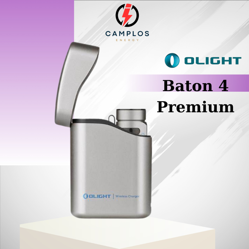 Camplos Đèn pin Olight Baton 4 Premium Titanium limited độ sáng 1300 lumen đèn pin EDC mini nhỏ gọn 