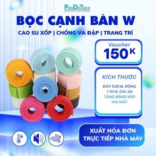Cuộn xốp bọc cạnh bàn chữ W an toàn và chống va đập dài 2 mét