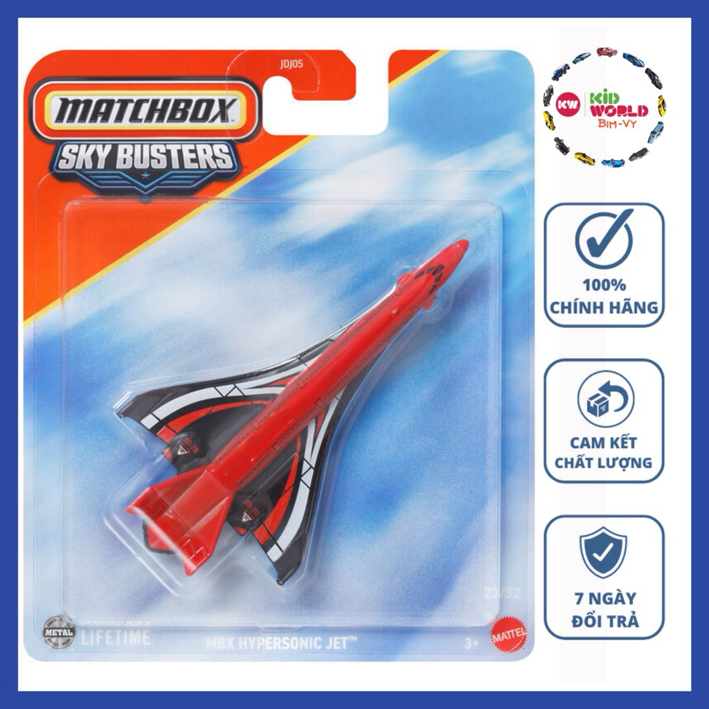 Máy bay mô hình Matchbox Sky Busters Series MBX Hypersonic Jet JCN00.