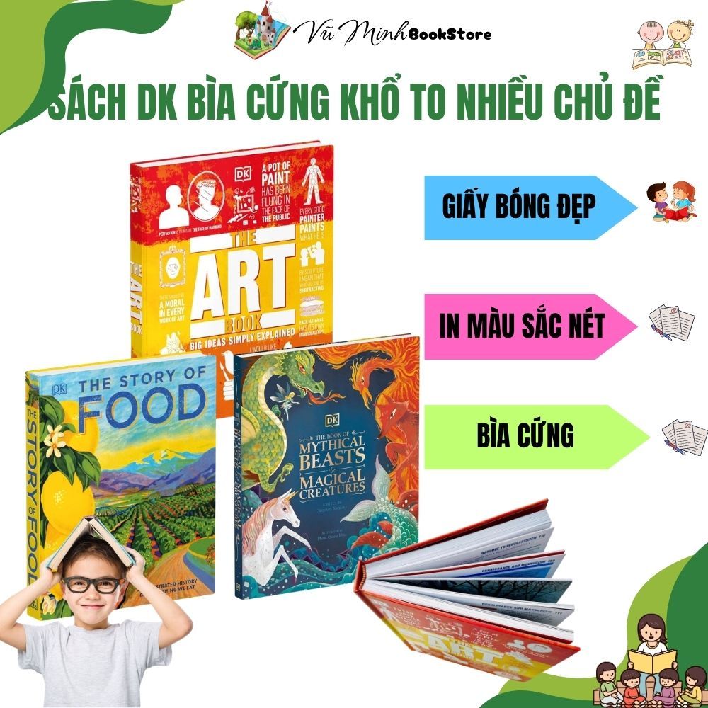 [Sách] The Art Book DK – Big Ideas Simply Explained bìa cứng, sách nghệ thuật tiếng Anh
