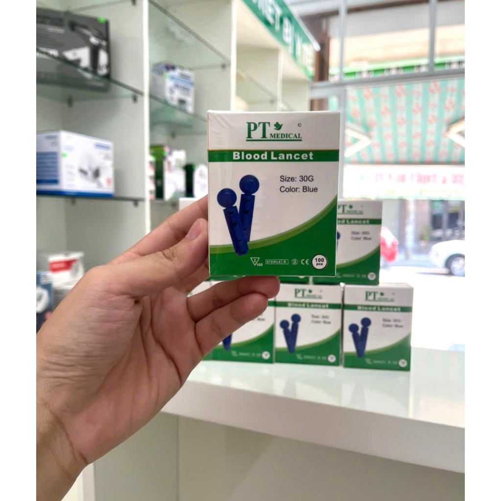 Kim Thử Đường Huyết Blood Lancet (Hộp 100 Kim)