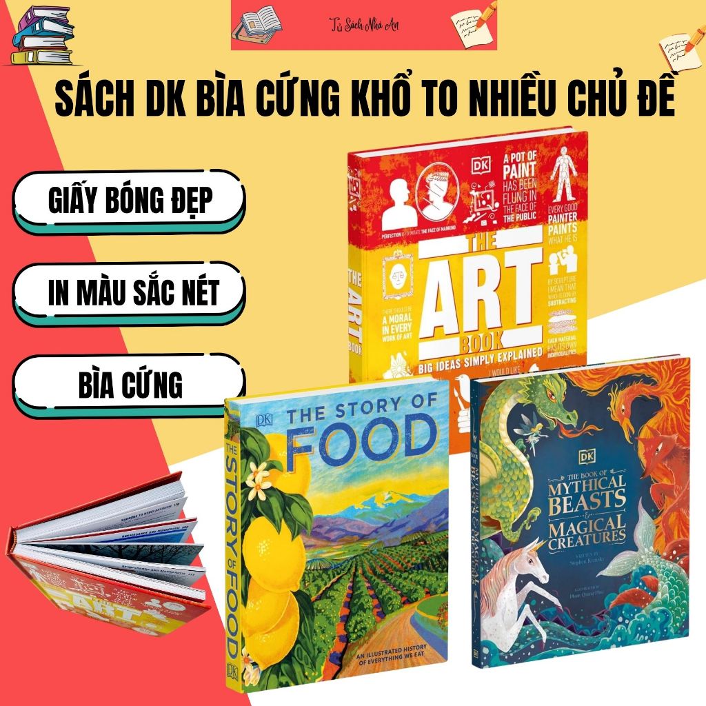 [Sách] The Art Book DK – Big Ideas Simply Explained bìa cứng, sách nghệ thuật tiếng Anh