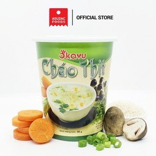 Thùng cháo thịt ăn liền Asuzac (36g x 12 ly)
