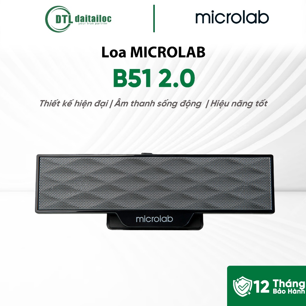 Loa MICROLAB B51 2.0 new 4W RMS | Chính hãng | Bảo hành 12 tháng