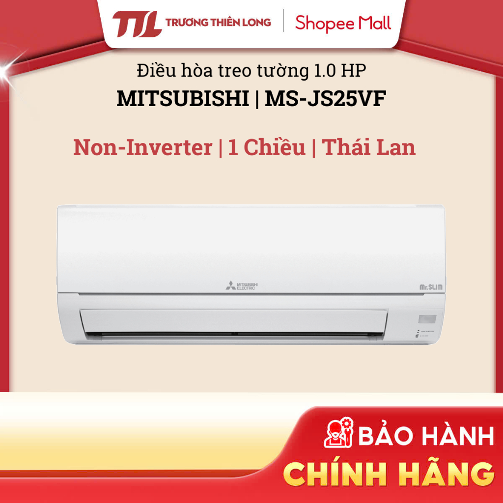 Máy Lạnh / Điều Hòa Mitsubishi Electric MS-JS25VF | MS-JS35VF | MS-JS50VF | MS-JS60VF [TOÀN QUỐC]