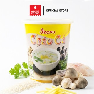 Thùng cháo cá ăn liền Asuzac 12 ly (36g x 12 ly)