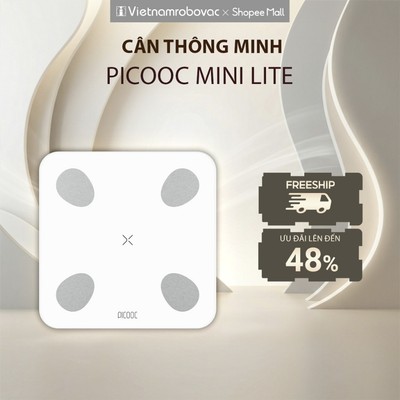 Cân Điện Tử Thông Minh PICOOC Mini Lite - Phiên Bản Quốc Tế - APP TIẾNG VIỆT - Đo 13 Chỉ Số Cơ Thể