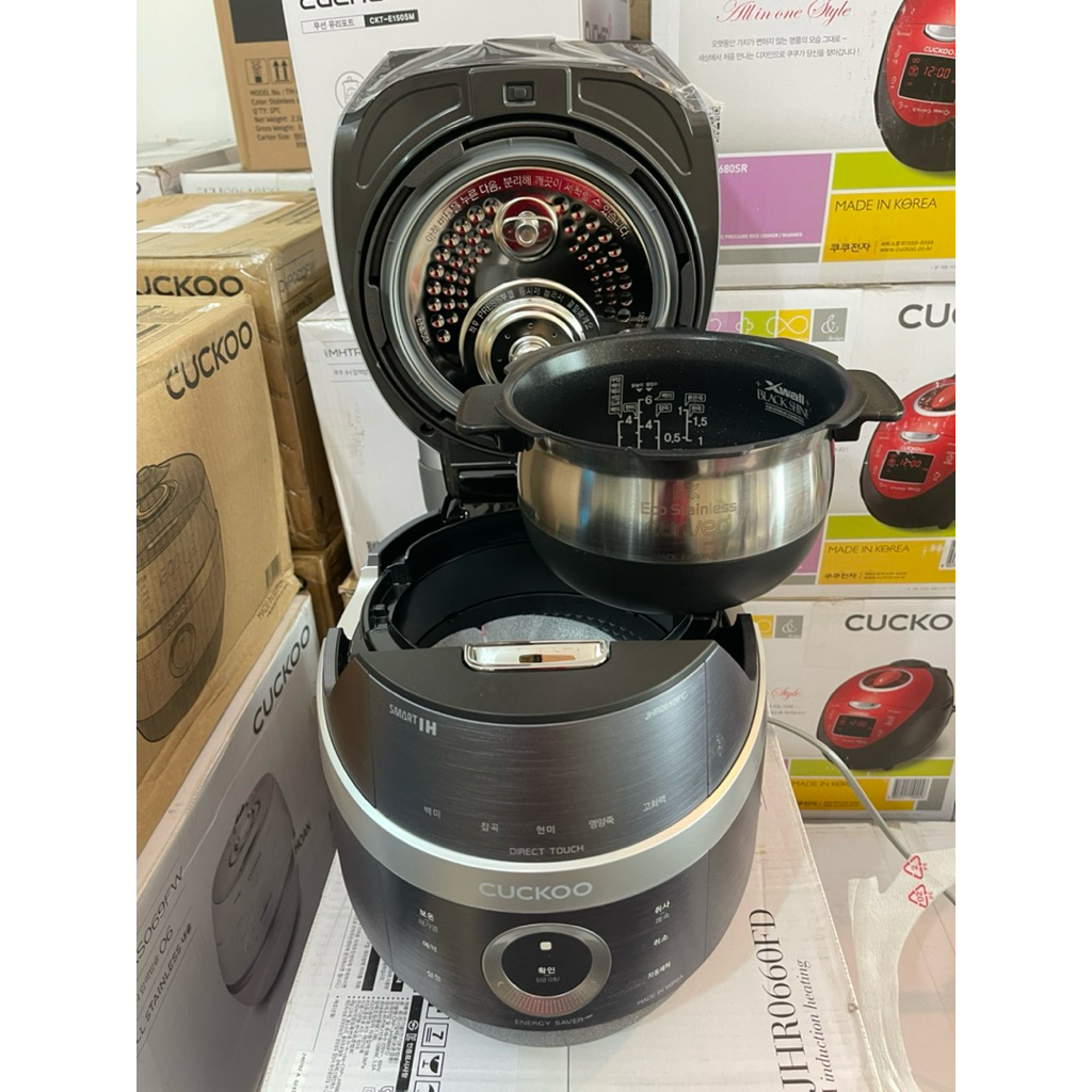 Nồi cơm điện cao tần cuckoo CRP-JHR1010FC 1.8L- Xanh Caviar. Nội Địa Hàn Quốc Bảo Hành 2 năm
