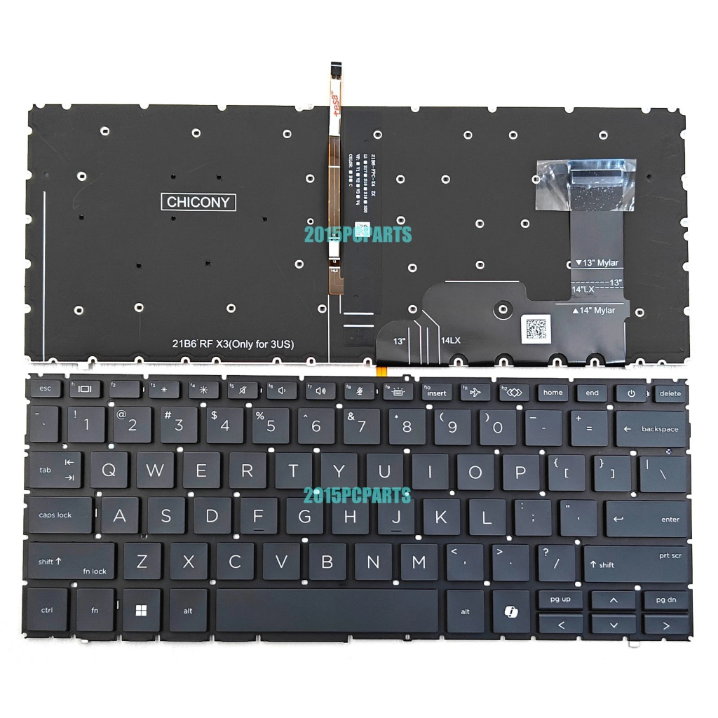 BÀN PHÍM HP EliteBook 830 835 840 845 G11 / Zbook Firefly 14 G11 Keyboard Backlit US