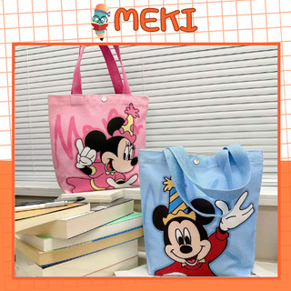 Túi Xách Canvas Hoạt Hình Mickey Đựng Đồ Tiện Lợi Cho Bé Trai, Bé Gái, Quai Xách Chắc Chắn - Meki.store