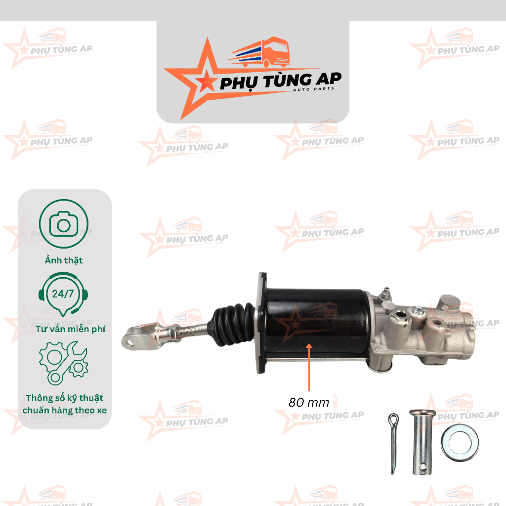 Bầu xẹt pô ampida (tổng côn dưới) cho xe tải Đô Thành IZ650, IZ650SE và các dòng xe sử dụng hệ thống