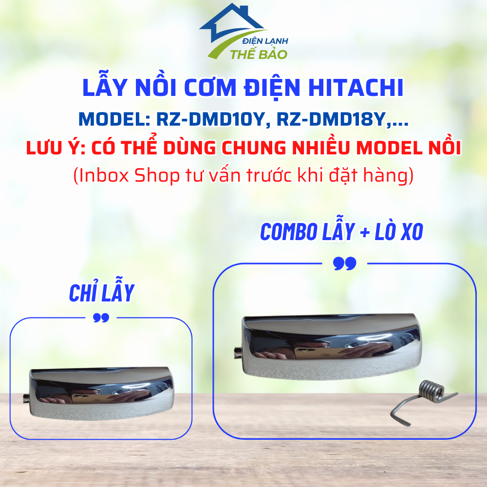 [Inbox Shop Trước Khi Mua Hàng] Lẫy Nồi Cơm Điện HITACHI Model RZ-DMD10Y, RZ-DMD18Y,... Có Thể Dùng 
