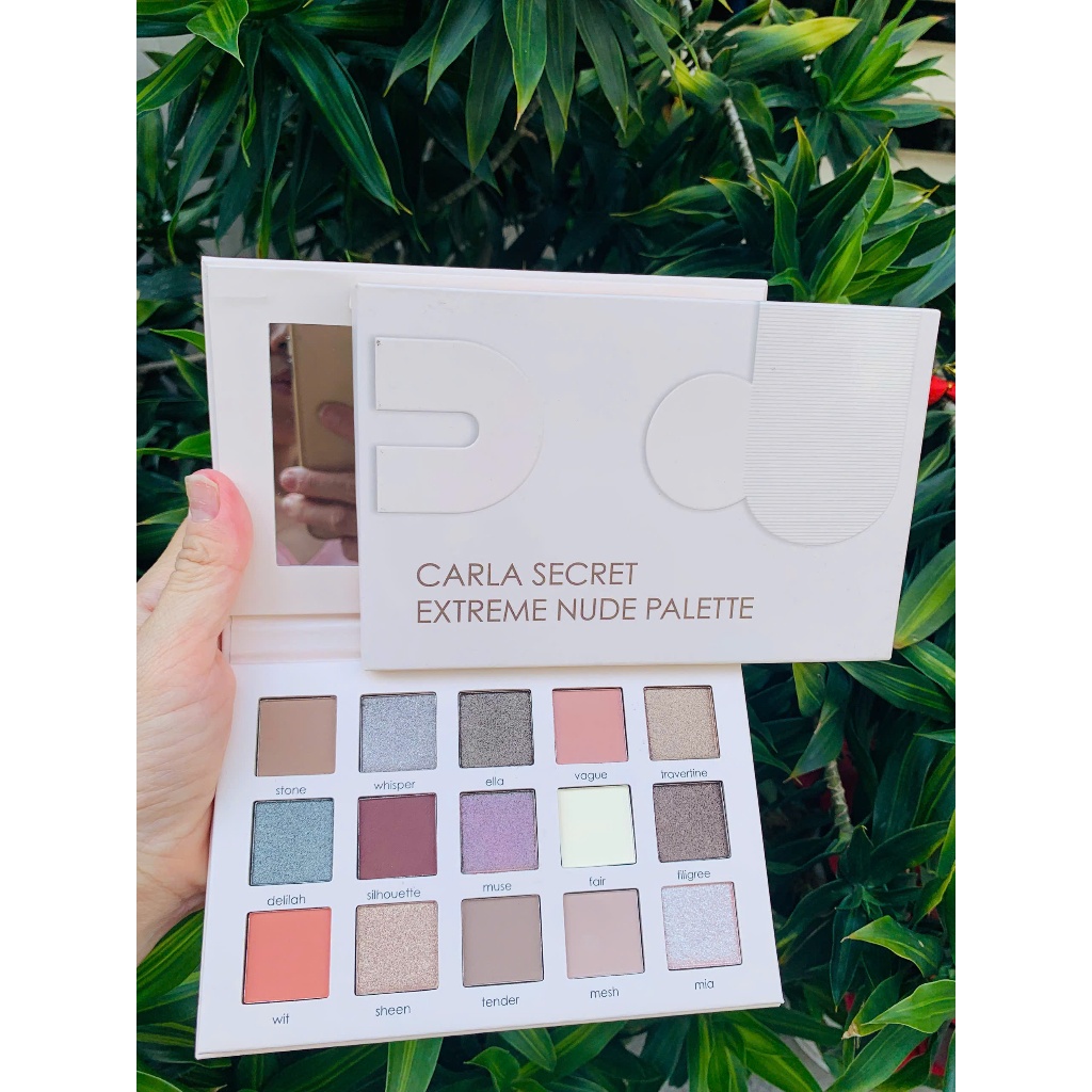 Xả kho Bảng mắt carla secret extreme nude palette 15 ô màu