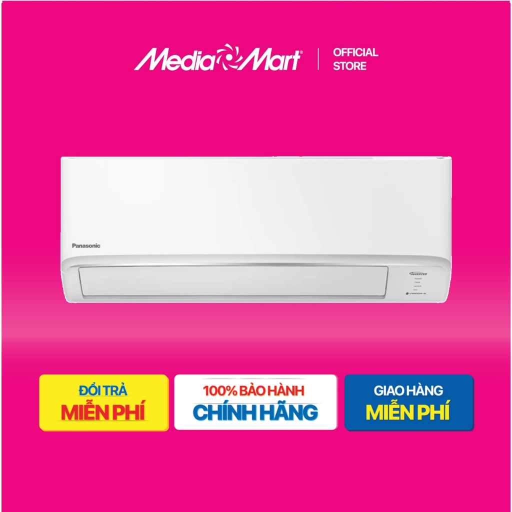 Miễn phí Ship - Điều hòa 2 chiều Panasonic Inverter 1HP-9000BTU CS-YZ9AKH-8 Bảo hành 12 tháng