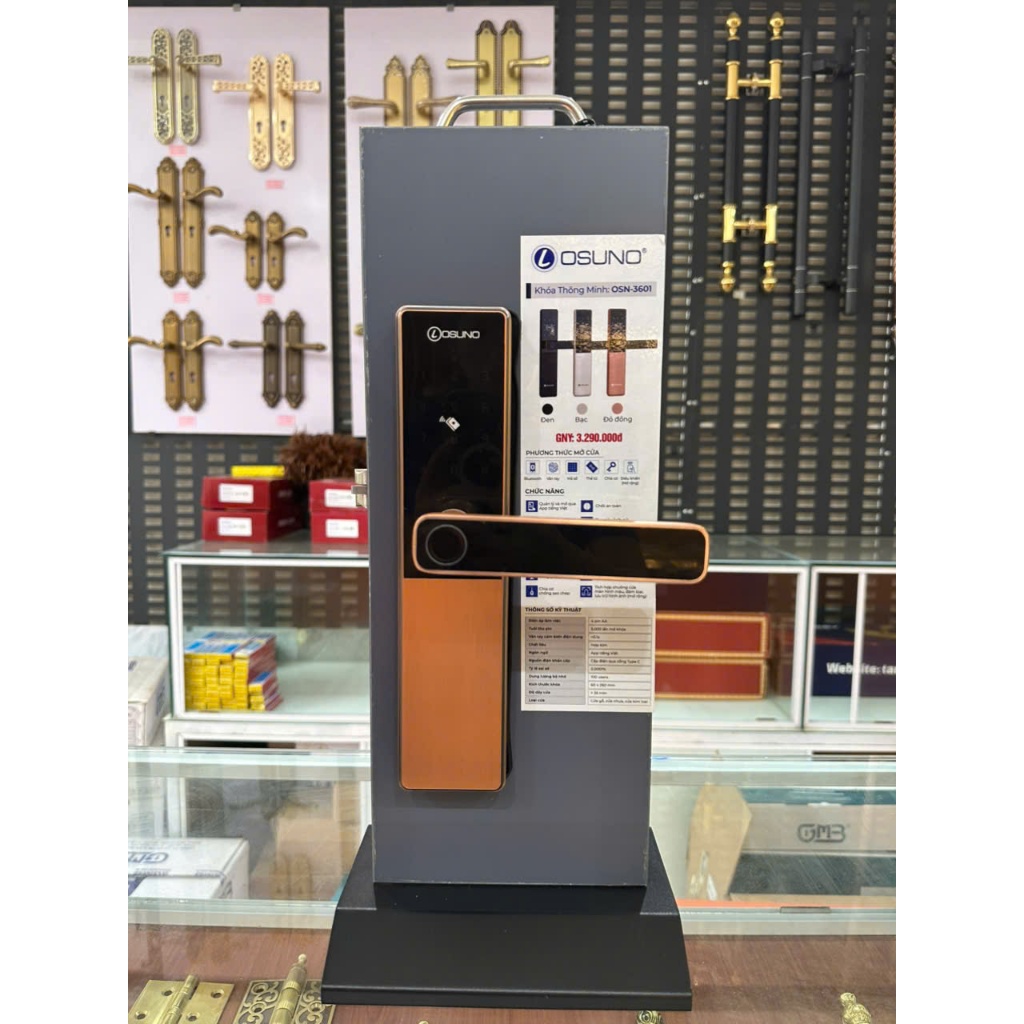 KHÓA TỪ CỬA GỖ OSUNO 3601