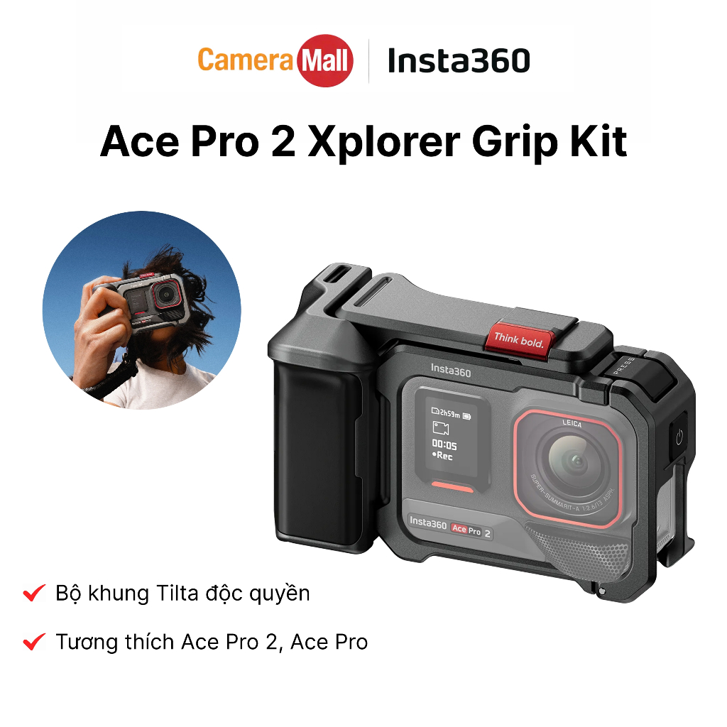 Insta360 Ace Pro 2 Xplorer Grip Kit