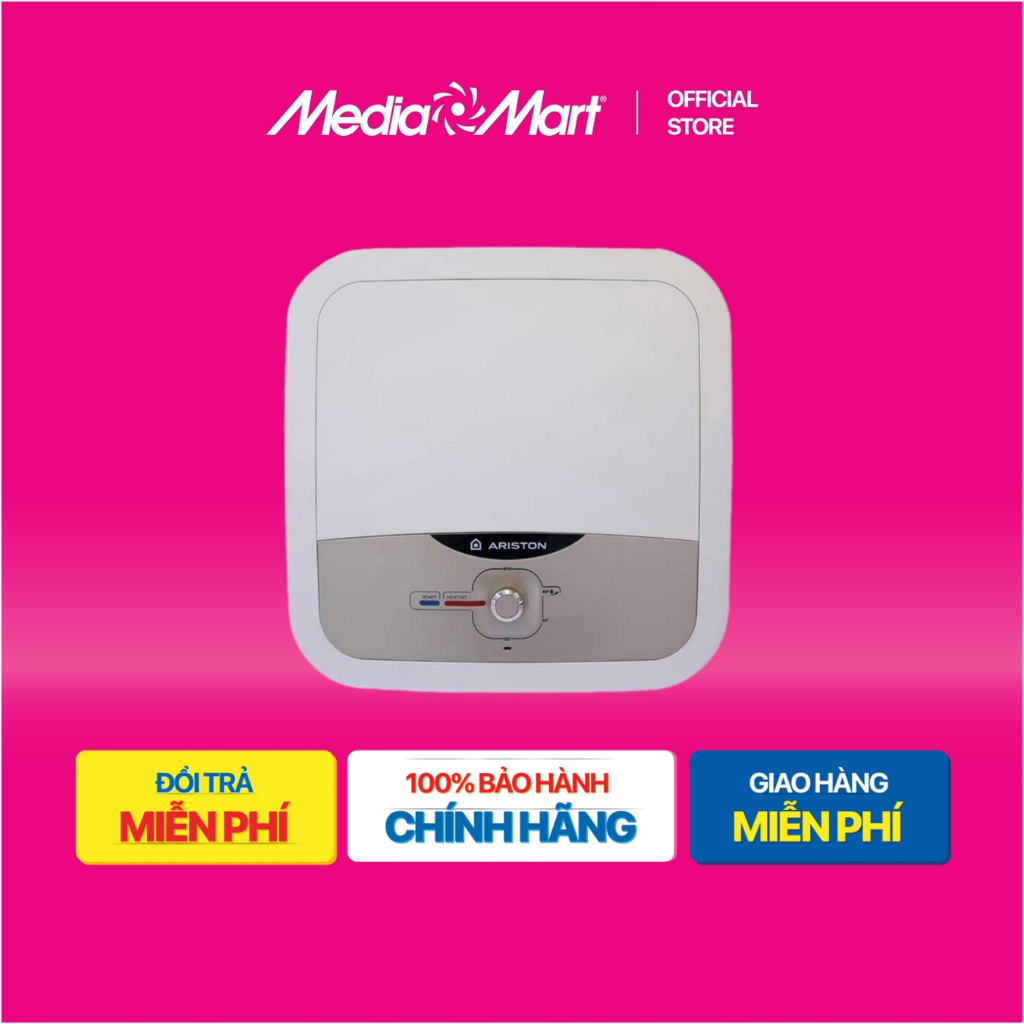 Miễn phí Ship - Bình nóng lạnh gián tiếp Ariston 30 Lít AN2 30RS 2.5 FE-MT Bảo hành 24 tháng
