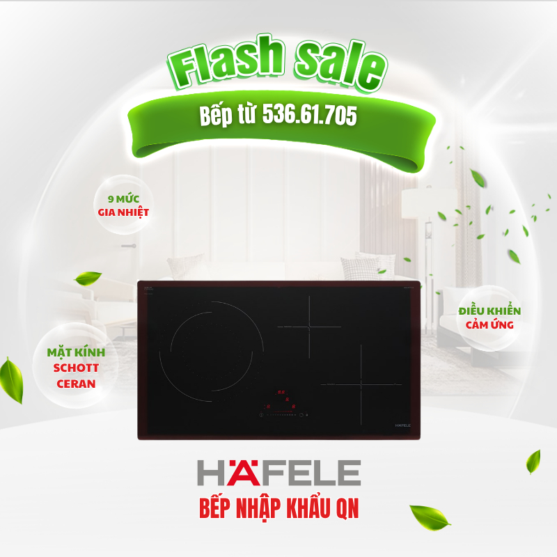 Bếp Từ Kết Hợp Hồng Ngoại Hafele HC-M773D 536.61.705 3 Vùng Nấu Cao Cấp