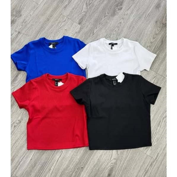 Áo thun croptop trơn - a47