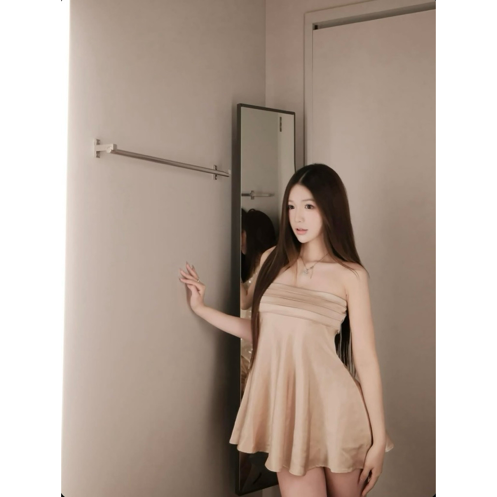 𝐕𝐍𝟗𝟔 Váy lụa Tô Châu “ 𝐋𝐔̣𝐀 𝐎̂́𝐍𝐆 𝐓𝐇𝐀̆́𝐓 𝐍𝐎̛ “  sang chảnh tiểu thư by CarrotShop ( 𝐌𝟕 𝐌𝐀𝐍𝐆 Đ𝐂 𝐒𝐈𝐙𝐄 𝐒 => 𝐋 ) | BigBuy360 - bigbuy360.vn
