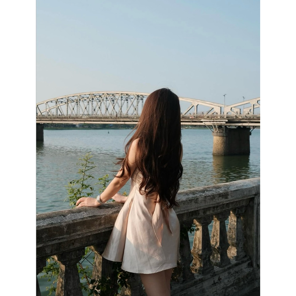𝐕𝐍𝟗𝟔 Váy lụa Tô Châu “ 𝐋𝐔̣𝐀 𝐎̂́𝐍𝐆 𝐓𝐇𝐀̆́𝐓 𝐍𝐎̛ “  sang chảnh tiểu thư by CarrotShop ( 𝐌𝟕 𝐌𝐀𝐍𝐆 Đ𝐂 𝐒𝐈𝐙𝐄 𝐒 => 𝐋 ) | BigBuy360 - bigbuy360.vn