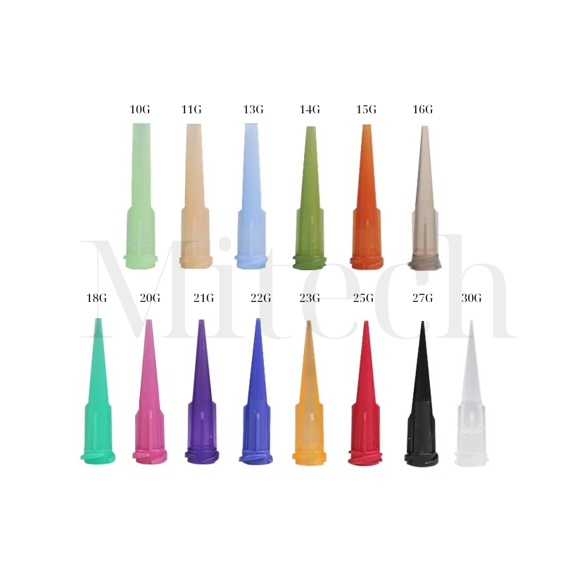 18G - TÚI 10PCS - KIM BƠM KEO NHỰA 18G XANH (Plastic Dispensing Needle 18G)