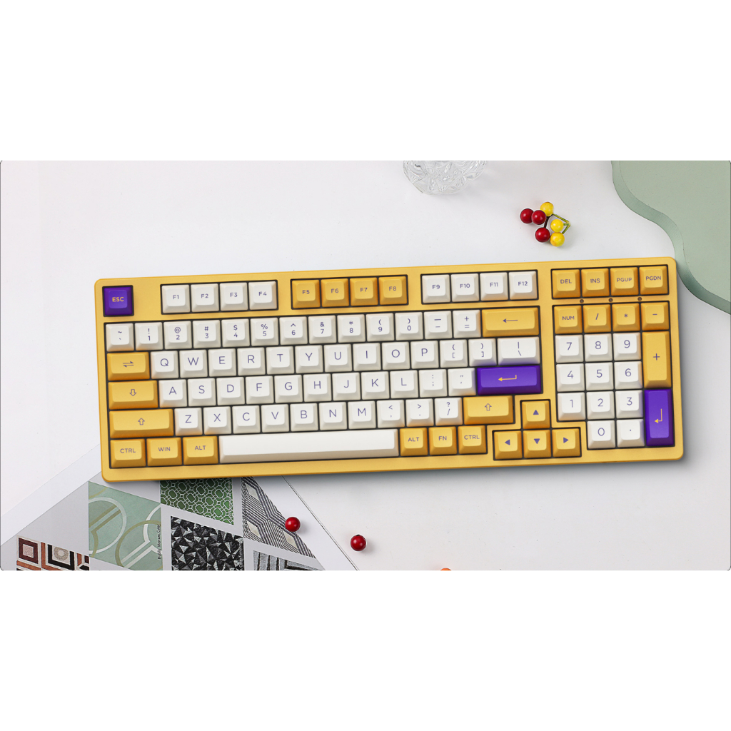 Bàn phím Bàn phím AKKO 3098B Plus Los Angeles (Creamy Yellow Pro)