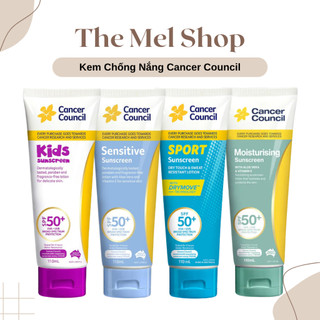Kem Chống Nắng Cancer Council Kids / Sport / Moisturising / Sensitive SPF 50+/PA++++