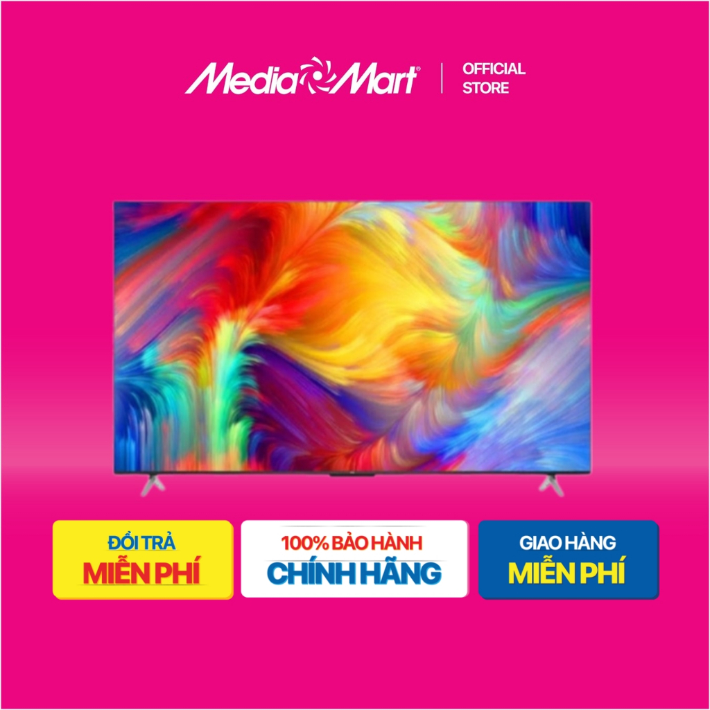 Miễn phí Ship - Smart Tivi TCL 4K 55P638 55 inch Google TV Bảo hành 24 tháng