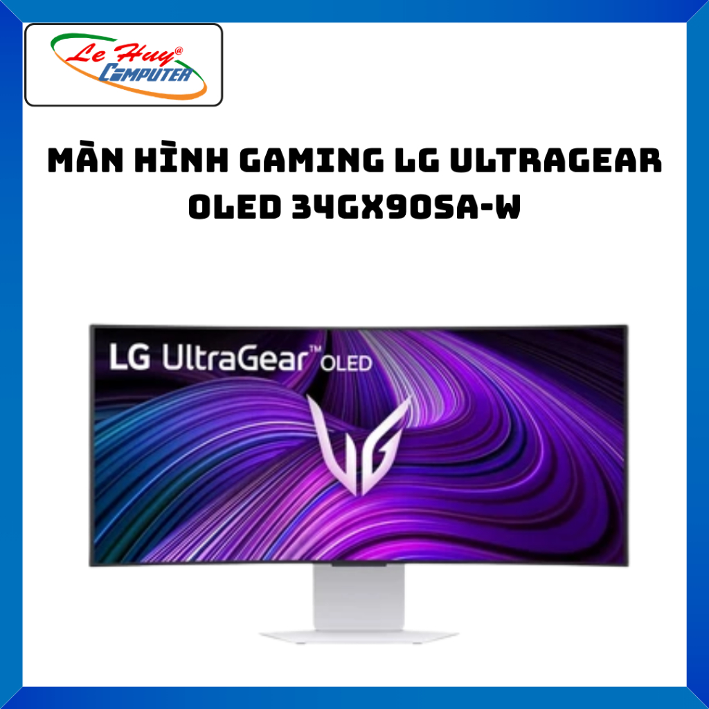 Màn hình Gaming LG UltraGear OLED 34GX90SA-W - Hàng Chính Hãng