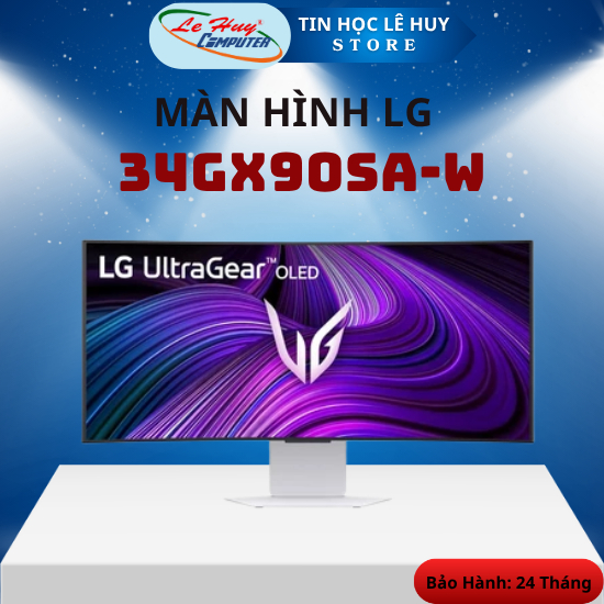 Màn Hình Gaming LG UltraGear OLED 34GX90SA-W