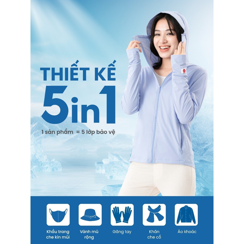 [LIVESTREAM] Áo khoác chống nắng nữ TOKYOLIFE SunStop Ice siêu mát lạnh thoáng khí có mũ rộng vành 40000092 | BigBuy360 - bigbuy360.vn