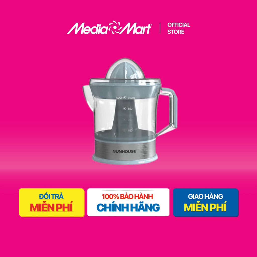[ Mediamart Mall ] Máy vắt cam Sunhouse SHD5511 BH chính hãng,Ship 0đ