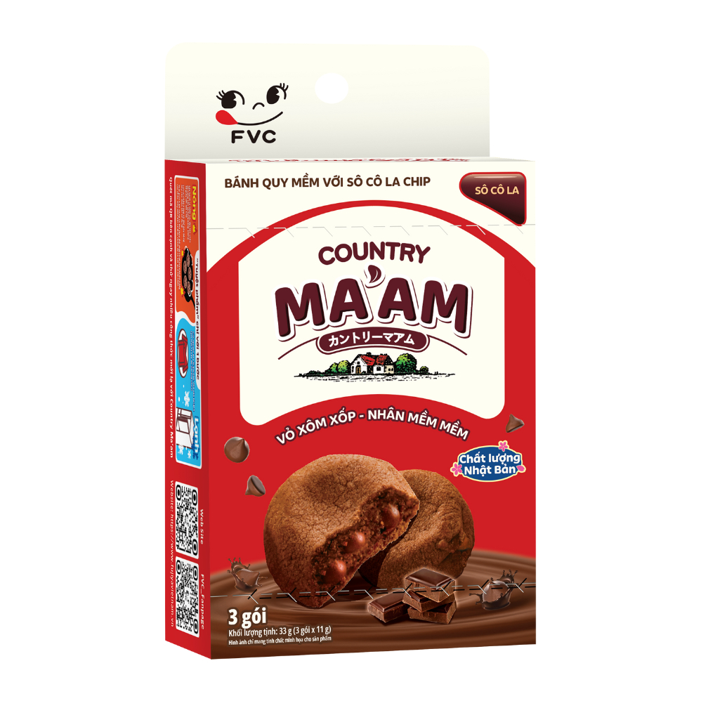 Bánh quy mềm Country Ma'am/Bánh quy ăn vặt/ Bánh quy hương vị Nhật Bản