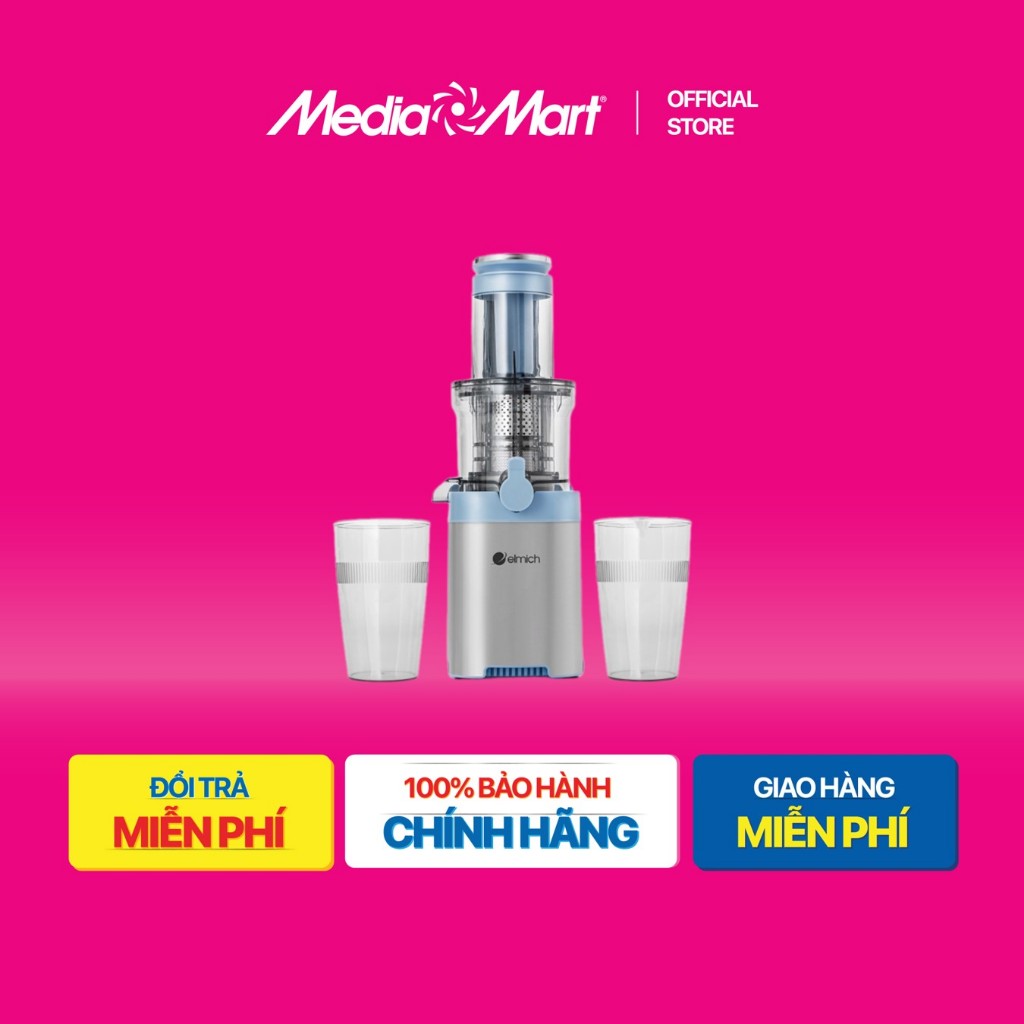 [ Mediamart Mall ] Máy ép chậm Elmich JEE-8769 BH chính hãng,Ship 0đ