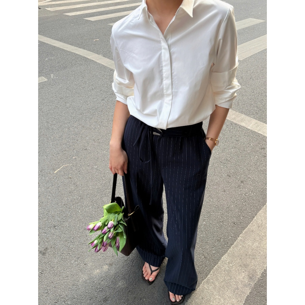Áo sơ mi dài tay dáng vừa cơ bản Mono Talk - MFOT26Y-T10002FT | BigBuy360 - bigbuy360.vn
