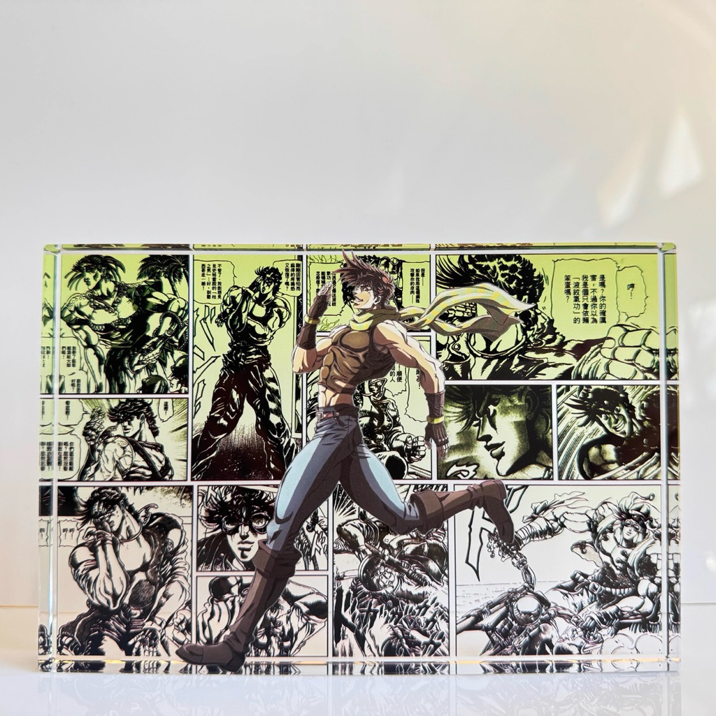 Joseph Joestar - Gạch acrylic pha lê cao cấp JoJo's Bizarre Adventure Battle Tendency