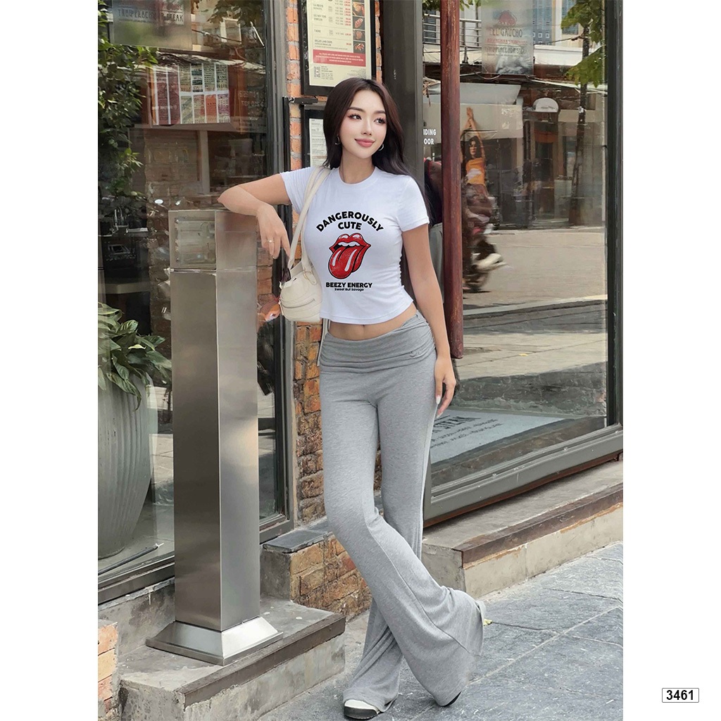 Áo baby tee nữ ôm body hack dáng kittie đáng yêu BST Beezy | BigBuy360 - bigbuy360.vn