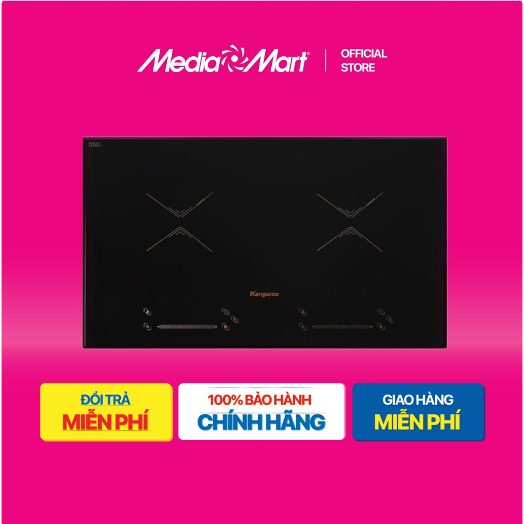 [ Mediamart Mall ] Bếp từ đôi Kangaroo KG859i Thailand BH chính hãng,Ship 0đ
