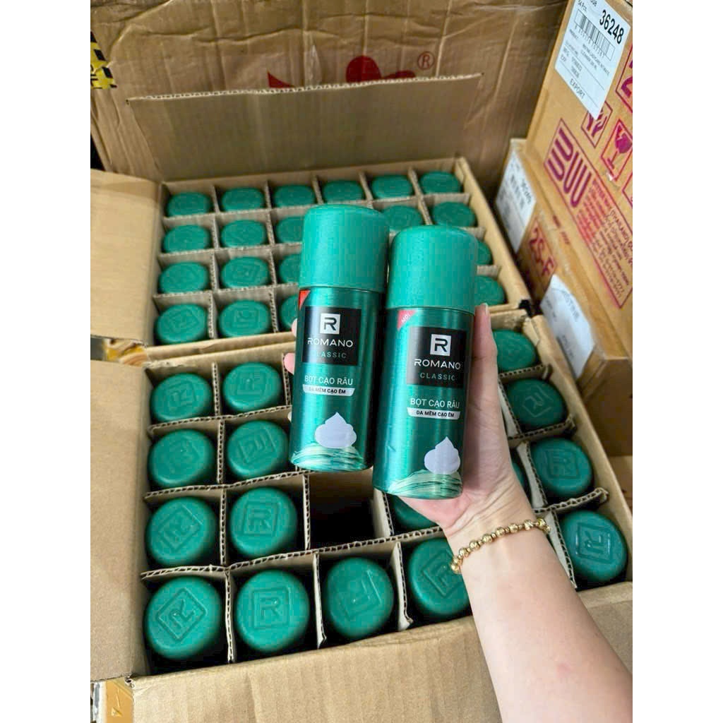 Bọt cạo râu romano chính hãng