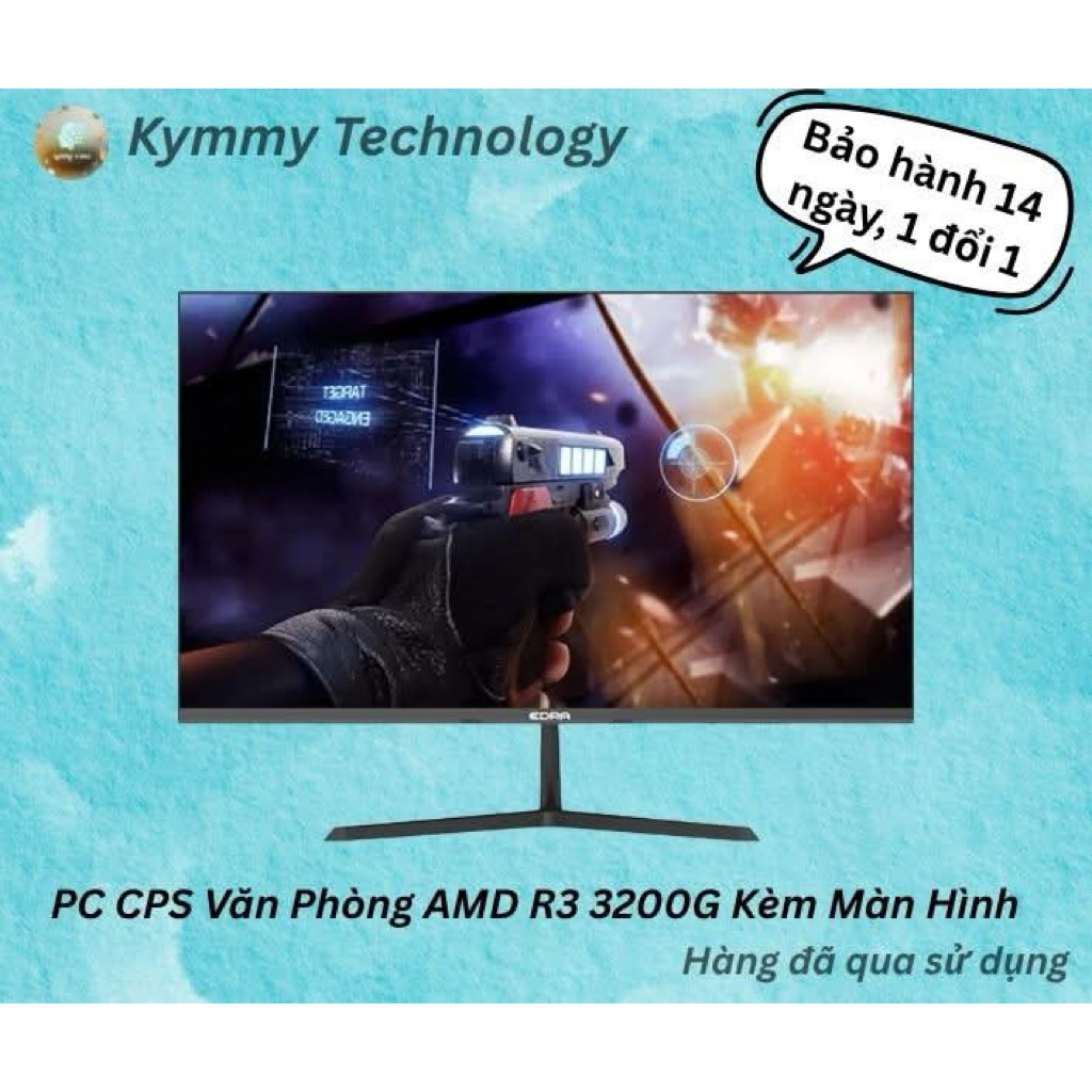 PC CPS Văn Phòng AMD R3 3200G Kèm Màn Hình