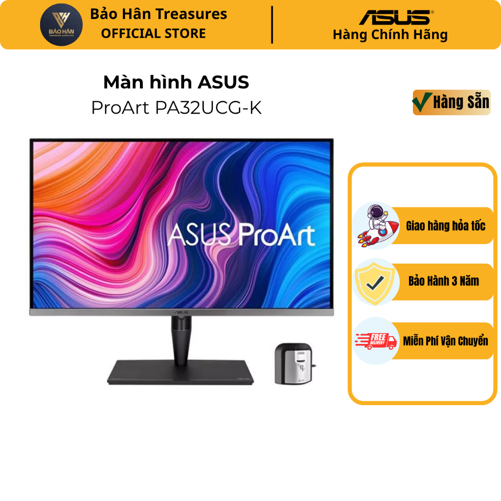 Màn Hình Máy Tính  ASUS ProArt PA32UCG-K 4K 32 inch IPS 120Hz - Hàng Chính Hãng