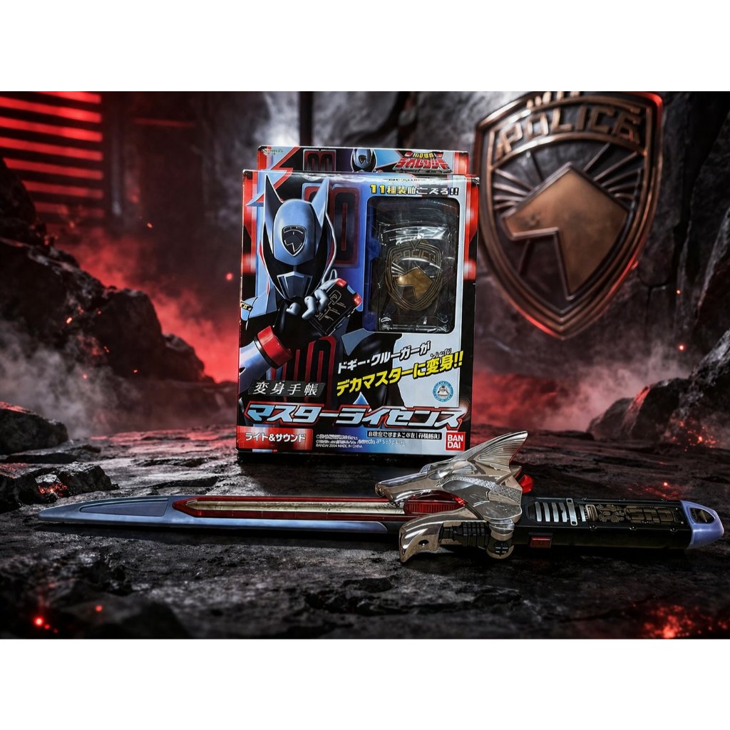 DX Master License Và D Sword Trong Tokusou Sentai Dekaranger (Hàng Có Sẵn)