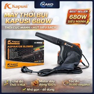 Máy thổi bụi, hút bụi 2 chiều Kapusi Nhật Bản 680W, Mô tơ dây đồng 100%, Kako Store