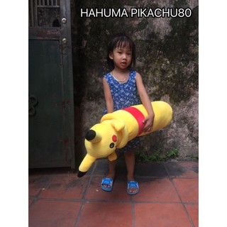 Gối Bông Hình Pikachu 70cm – Gối Ôm Cho Bé Cực Mềm, Siêu Dễ Thương