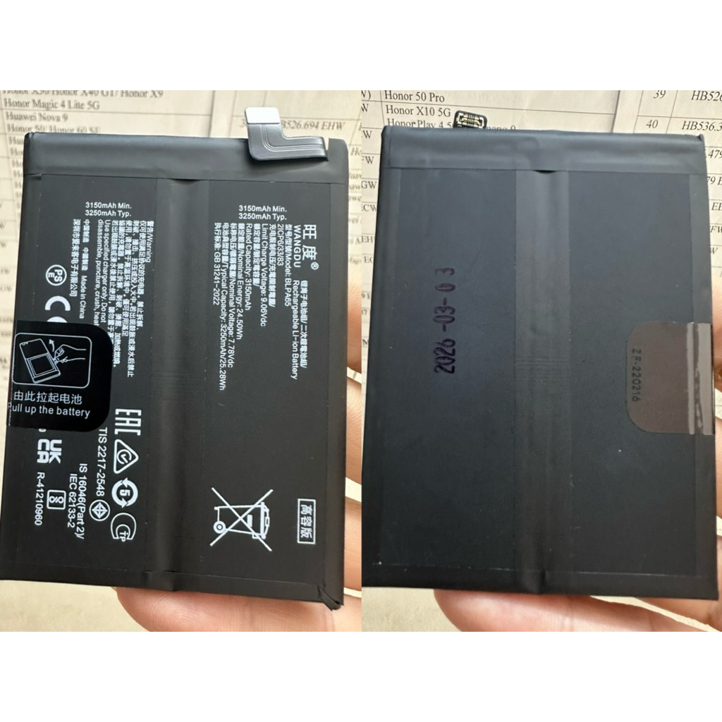 Pin oneplus ace 3 pro