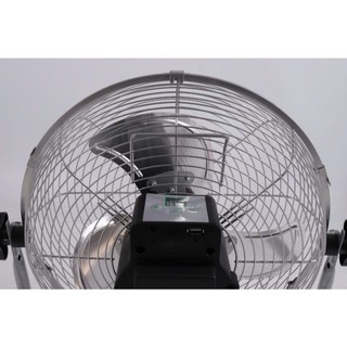 Quạt năng lượng mặt trời 14 inch, Quạt tích điện Solar fan, sạc bằng năng lượng mặt trời-